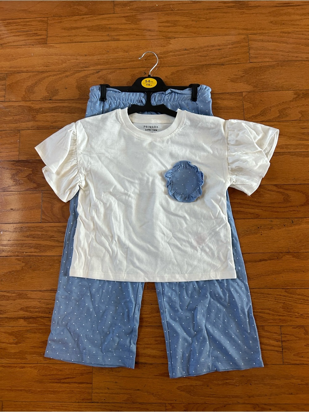 NWT Primark Girls 100% cotton 2pcs Set